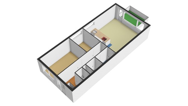 Floorplan - Uilenvliet 1P39, 3333 BS Zwijndrecht